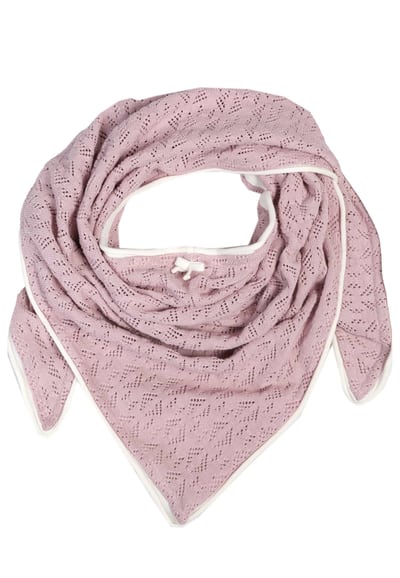 Dreieckstuch Elisabeth Dotty - rose