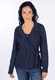 Strickjacke Trudy Ajour  - navy