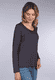 Langarmshirt Philia  - ebony