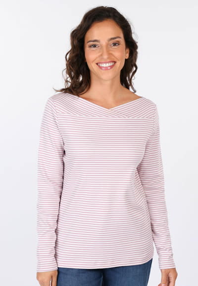 Langarmshirt Kajsara - rose