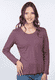 Langarmshirt Sandrali  - dusty orchid