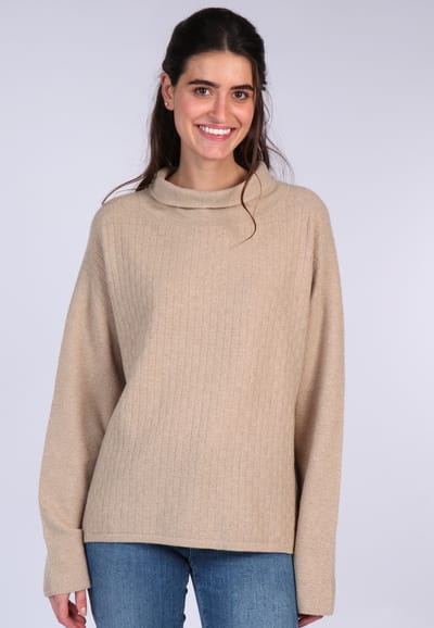 Strickpullover Gyda - peanut