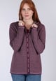 Strickjacke Orelie - plum