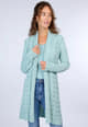 Strickmantel Ebbie - turquoise