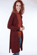 Strickjacke Emma  - dark grape