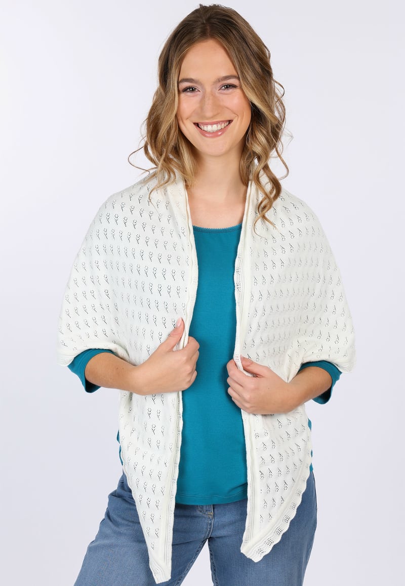 Dreieckstuch Lisa  - ivory