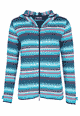 Strickjacke Ida crazy - lagoon