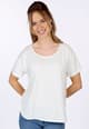 T-Shirt Betzi solid  - ivory