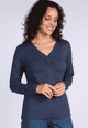 Langarmshirt Virginy - navy