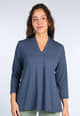 3/4-Arm-Shirt Lilitha - navy