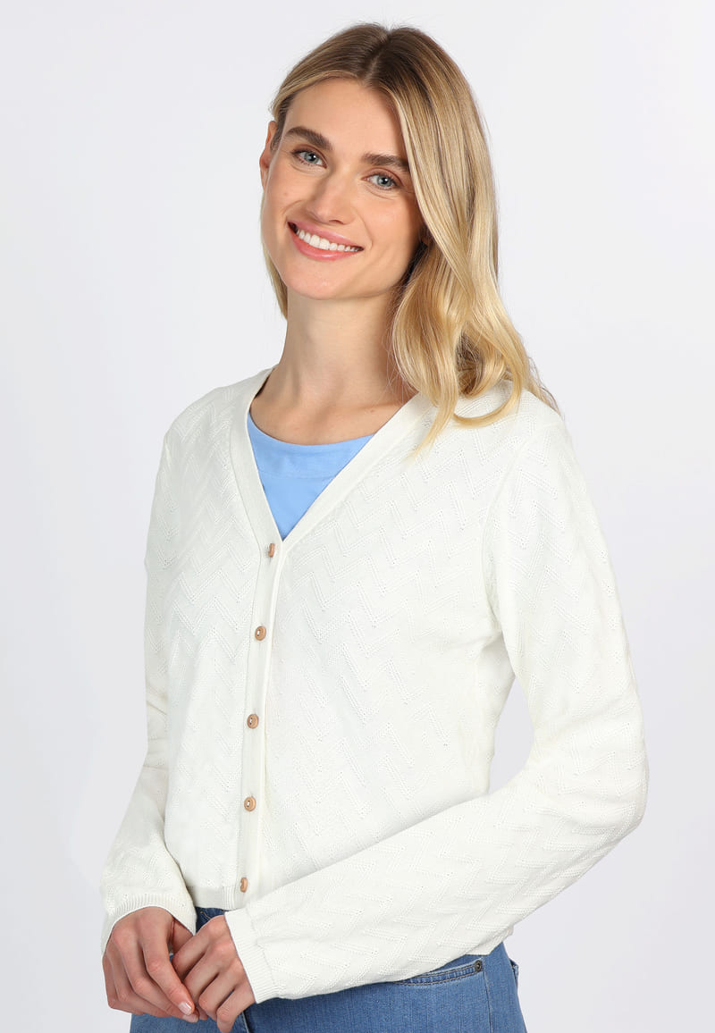 Strickjacke Valeara - ivory
