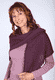 Strickdreieckstuch Lisa  - plum