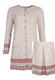 Strickmantel Marjatta Flower - sand