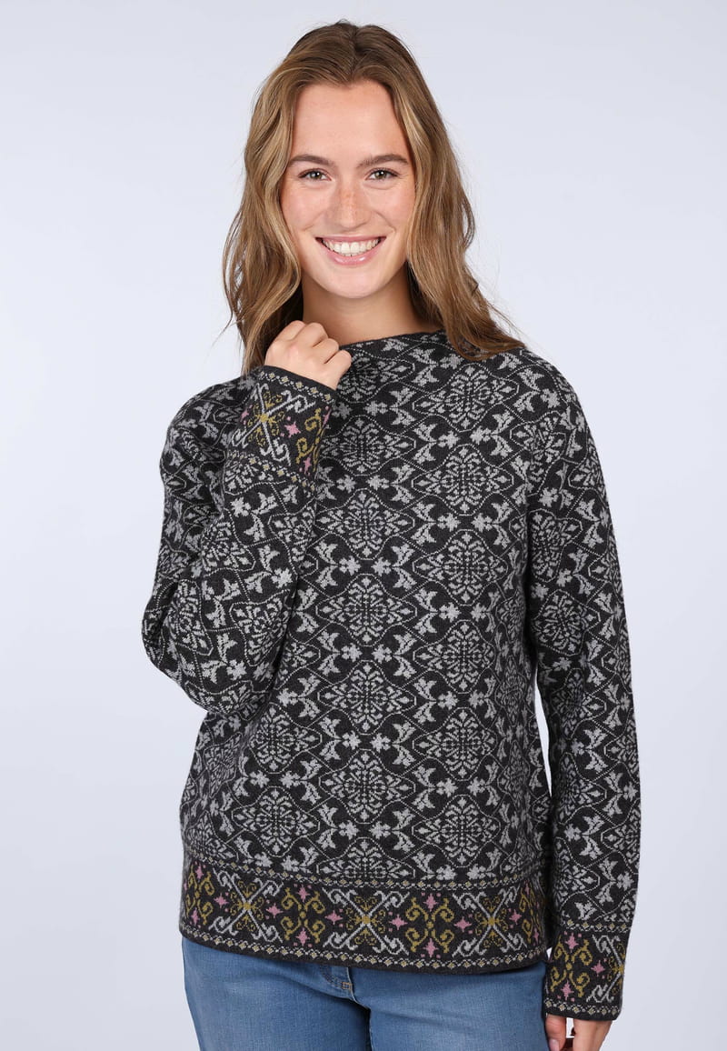 Strickpullover Dorita - ebony