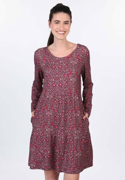 Kleid Ivettila  - plum