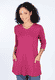 Tunika Kareena solid  - red wine