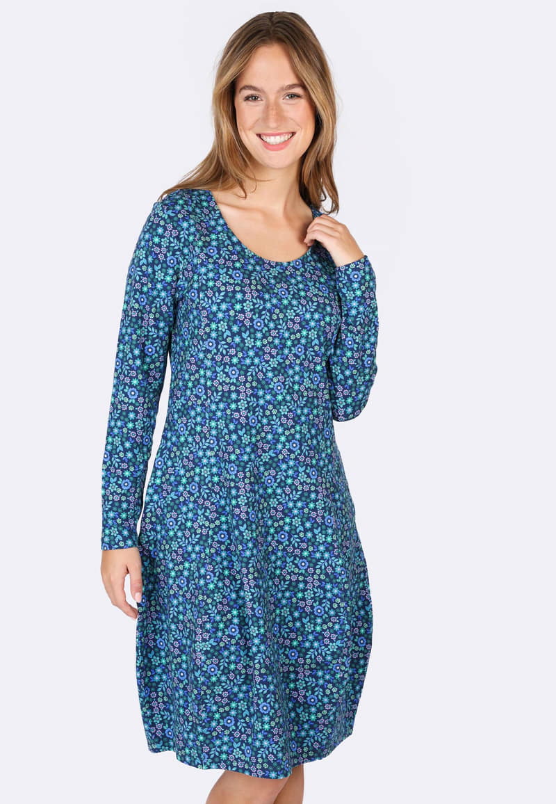 Kleid Soleannea  - indigo