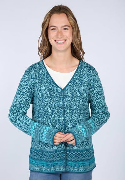Strickjacke Christianne  - lake