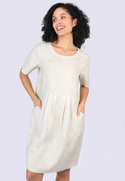 Kleid Rabea dancing dot - sand