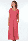 Kleid Malind summer tile - rubin