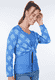 Strickjacke Imka flower - lapis
