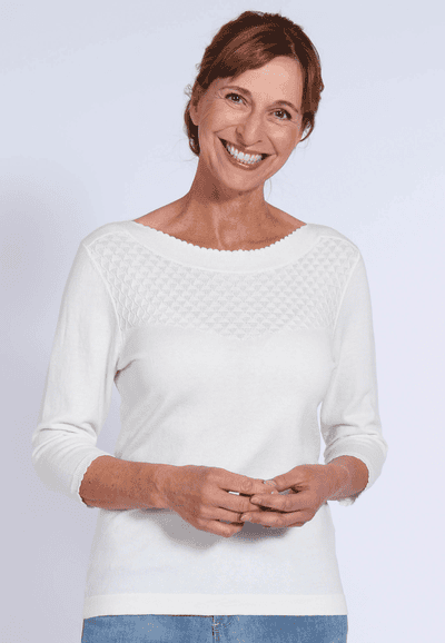 Strickpullover Annina - ivory