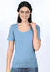 T-Shirt Maren - blue shadow