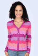 Strickjacke Carlott - raspberry