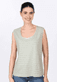 Top Cinnia stripe - ivory