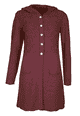 Strickjacke Tia  - dark grape