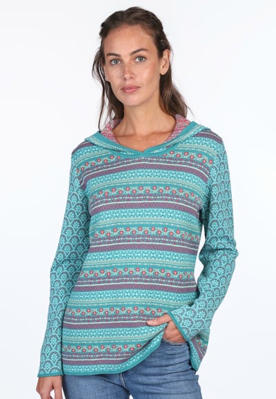 Strickpullover Minni tulip bow - mermaid
