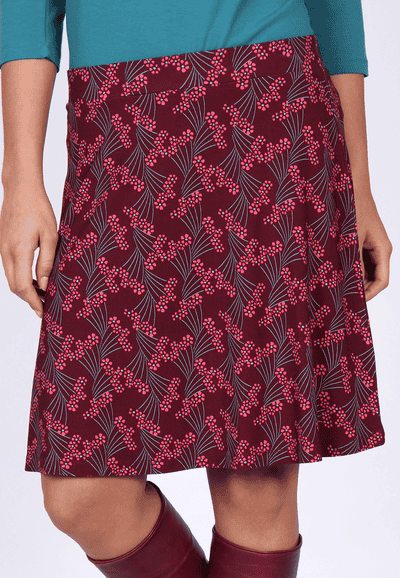 Rock Zelie asian flower - burgundy