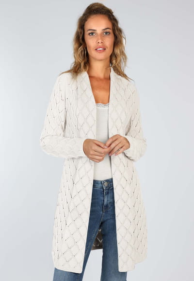 Strickjacke Ebbie - ivory