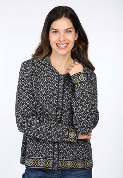 Strickjacke Katleena  - ebony