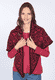 Strickdreieckstuch Tria  - plum