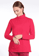 Rollkragenshirt Jessica - cerise
