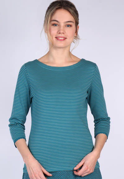 3/4-Arm-Shirt Bea  - deep ocean