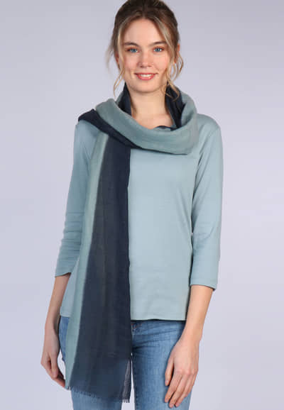 Tuch Carena - mosaic blue