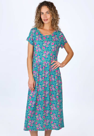 Kleid Masalita oriental - ocean