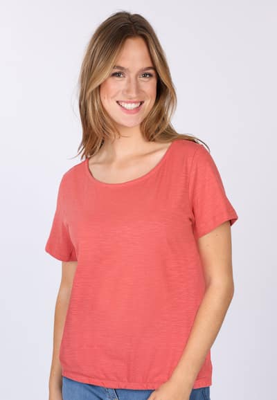 T-Shirt Linde - terracotta