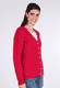 Strickjacke Beris - cerise