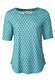 T-Shirt Nini Tulip Bow  - turquoise
