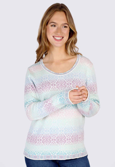 Strickpullover Josefine  - ivory