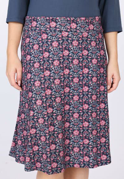 Rock Ginaja flower tile - navy