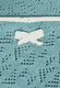 Dreieckstuch Elisabeth Dotty - turquoise