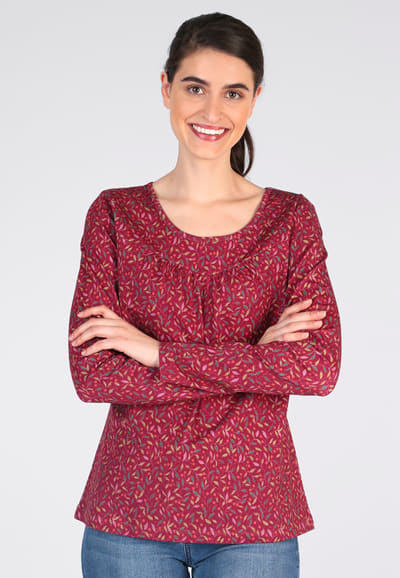 Langarmshirt Letara - purple