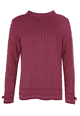 Strickpullover Maja nordica - purple