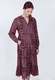 Kleid Sannab oriental - red wine