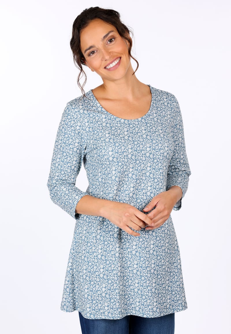 Tunika Jumana - blue shadow