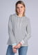 Sweater Hilja rainbow stripe - ivory